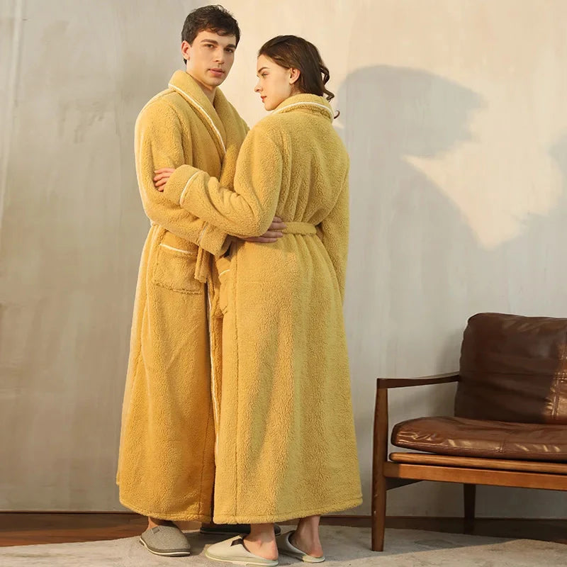 Plush Bathrobe for Men and Women - Limited Time Offer