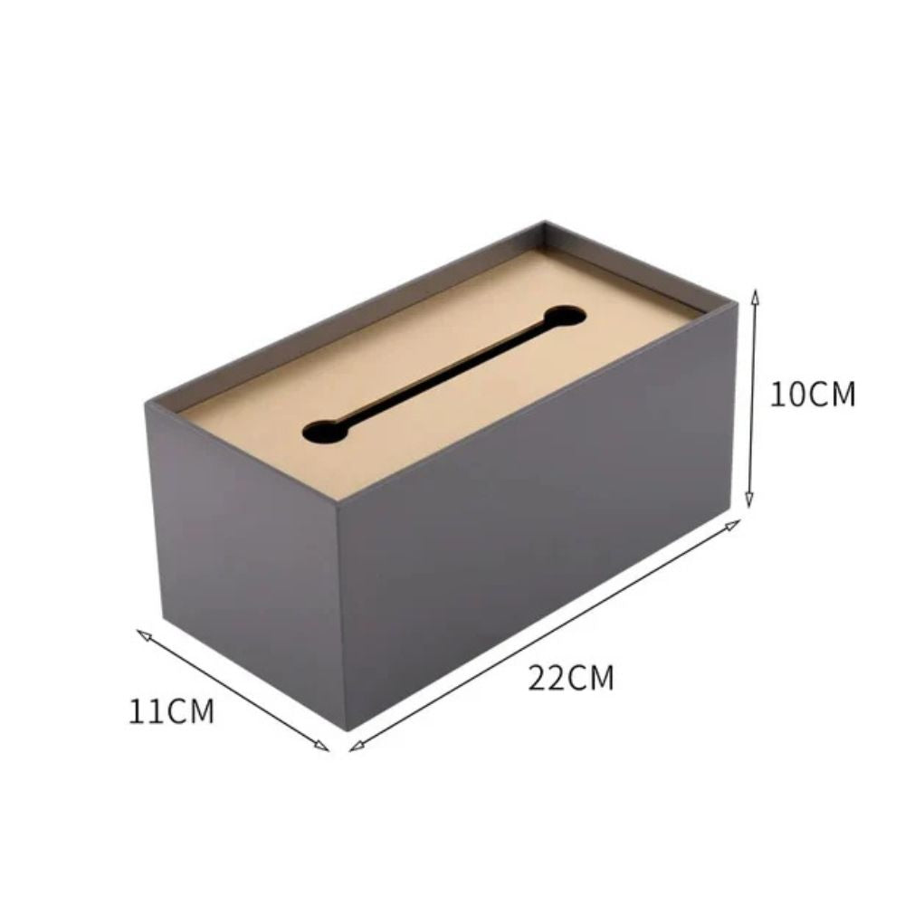 Modena Tissue Holder Box Stone Gray