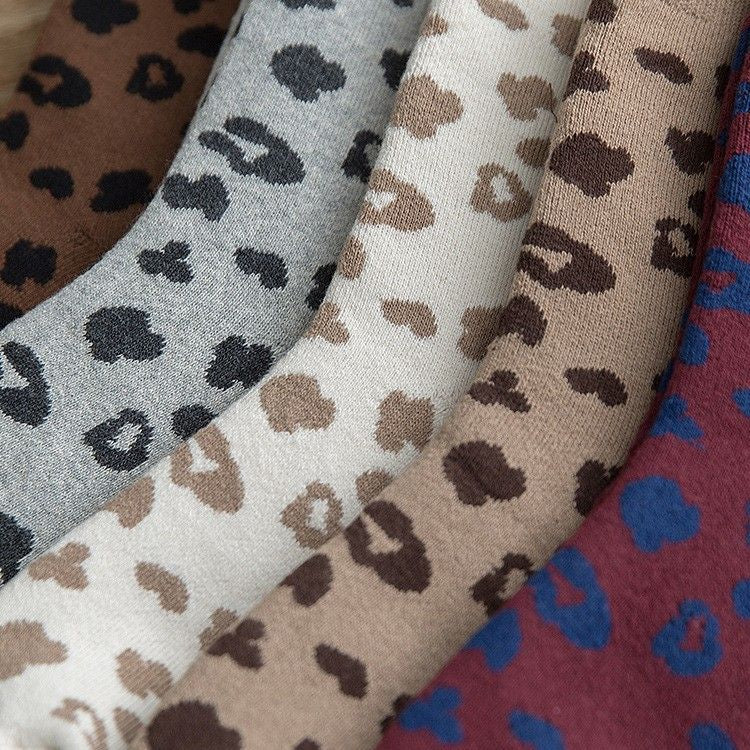 Women's Leopard Thermal Socks