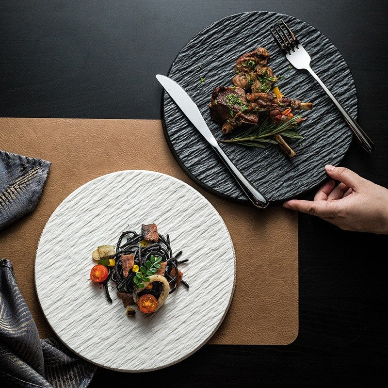 Tsuki Matte Stone Dinner Plate