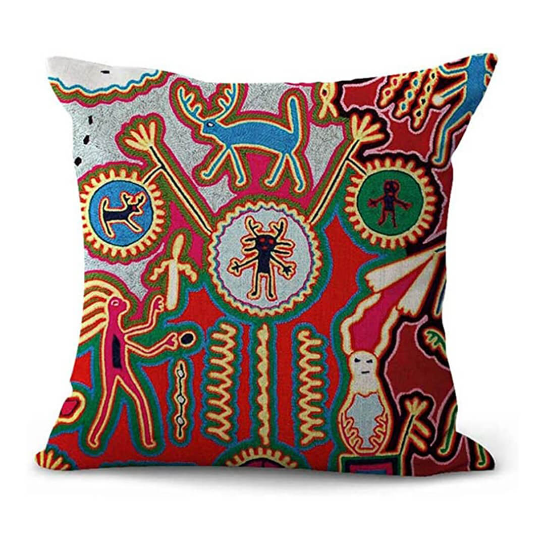 Huichol Cushion Covers Folkloric