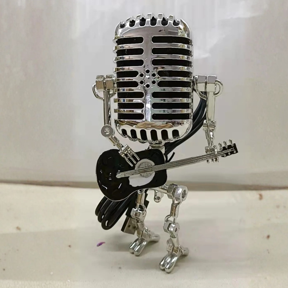 EchoGlow™ | Microphone Lamp Black