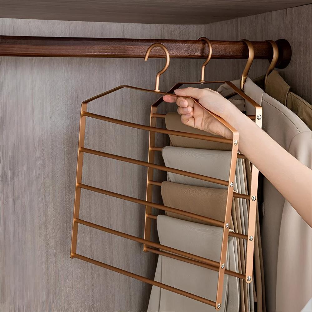 5-Layer Metal Clothes Closet Organizer