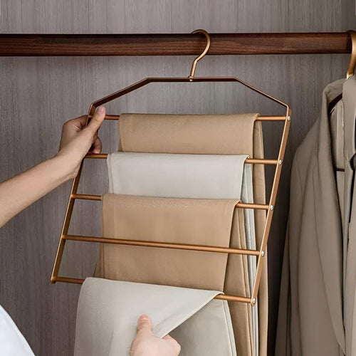5-Layer Metal Clothes Closet Organizer