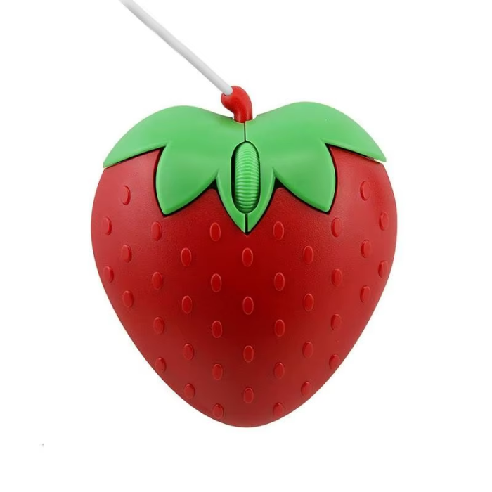 Strawberry Computer Mouse