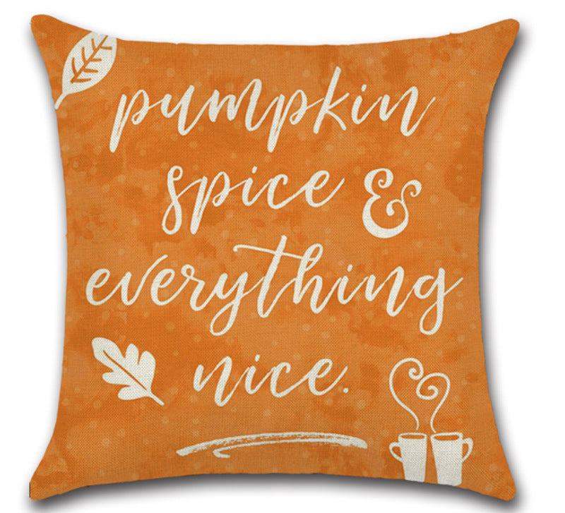 Autumn Time Cushion Covers Pumpkin Spice & Everything Nice