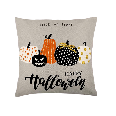 Halloween Time Cushion Covers Happy Halloween