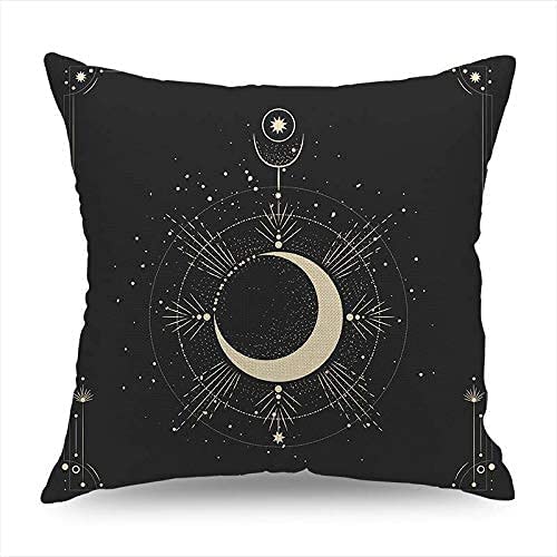 Bohemian Mandala Cushion Covers Moon