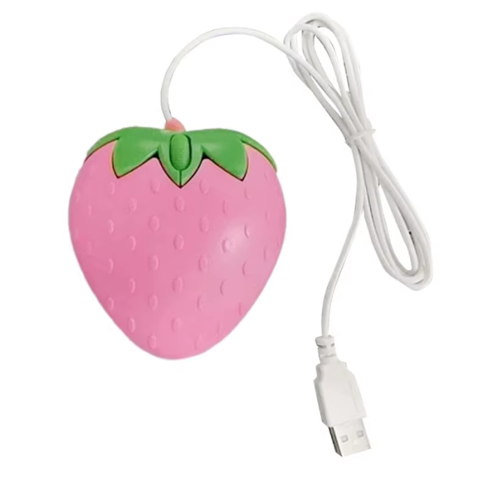 Strawberry Computer Mouse