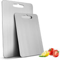 Stainless Cutting Board - Durable, Antibacterial & Hygienic