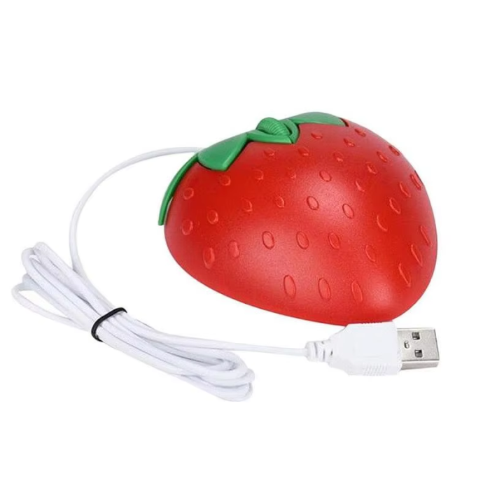 Strawberry Computer Mouse