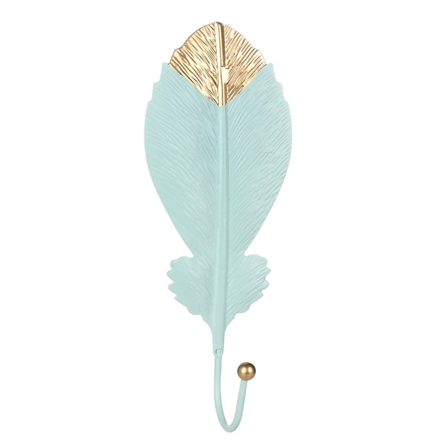 Aesthetic Leaf Wall Hook Green D