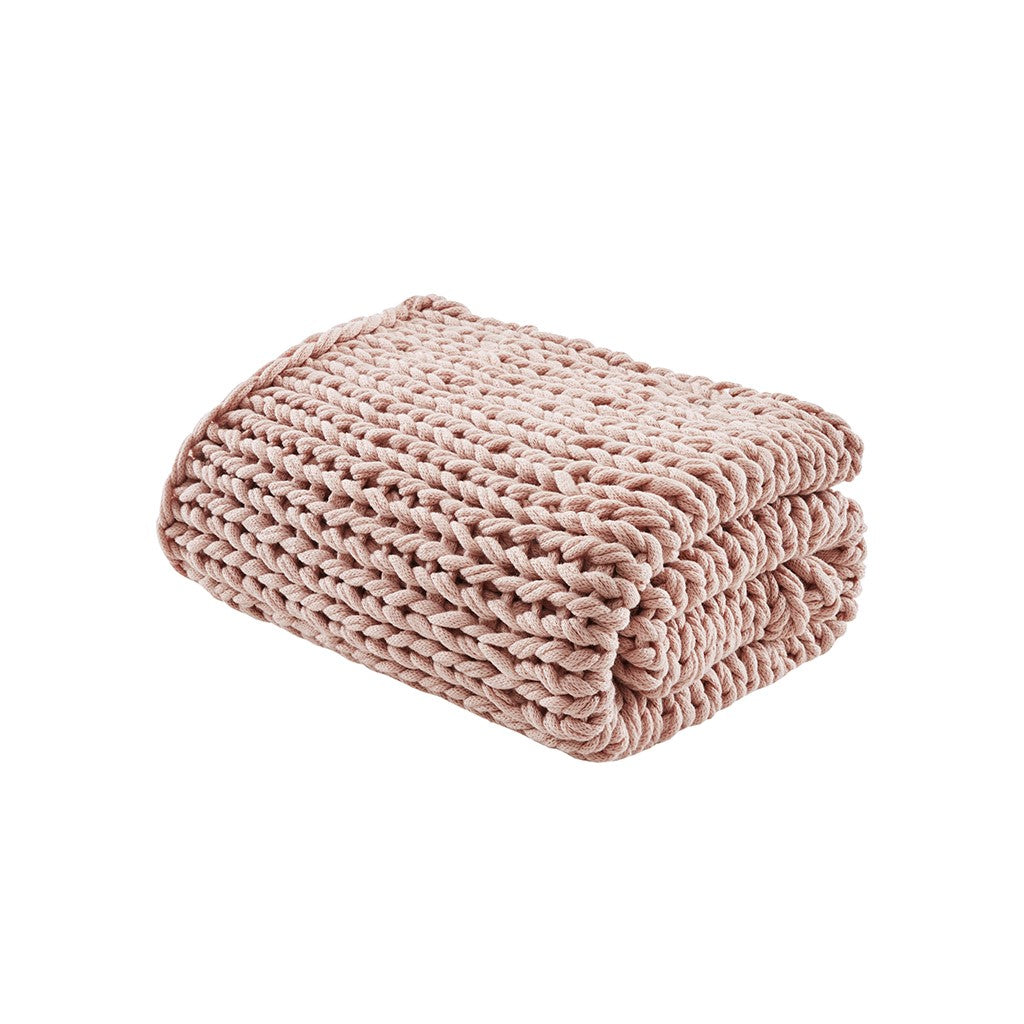 Chunky Double Knit Handmade Throw Blanket