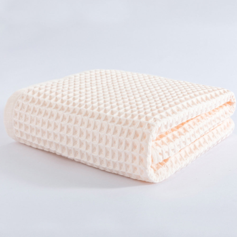 Soft Waffle Bliss Towel Light Pink 27.5"x55"