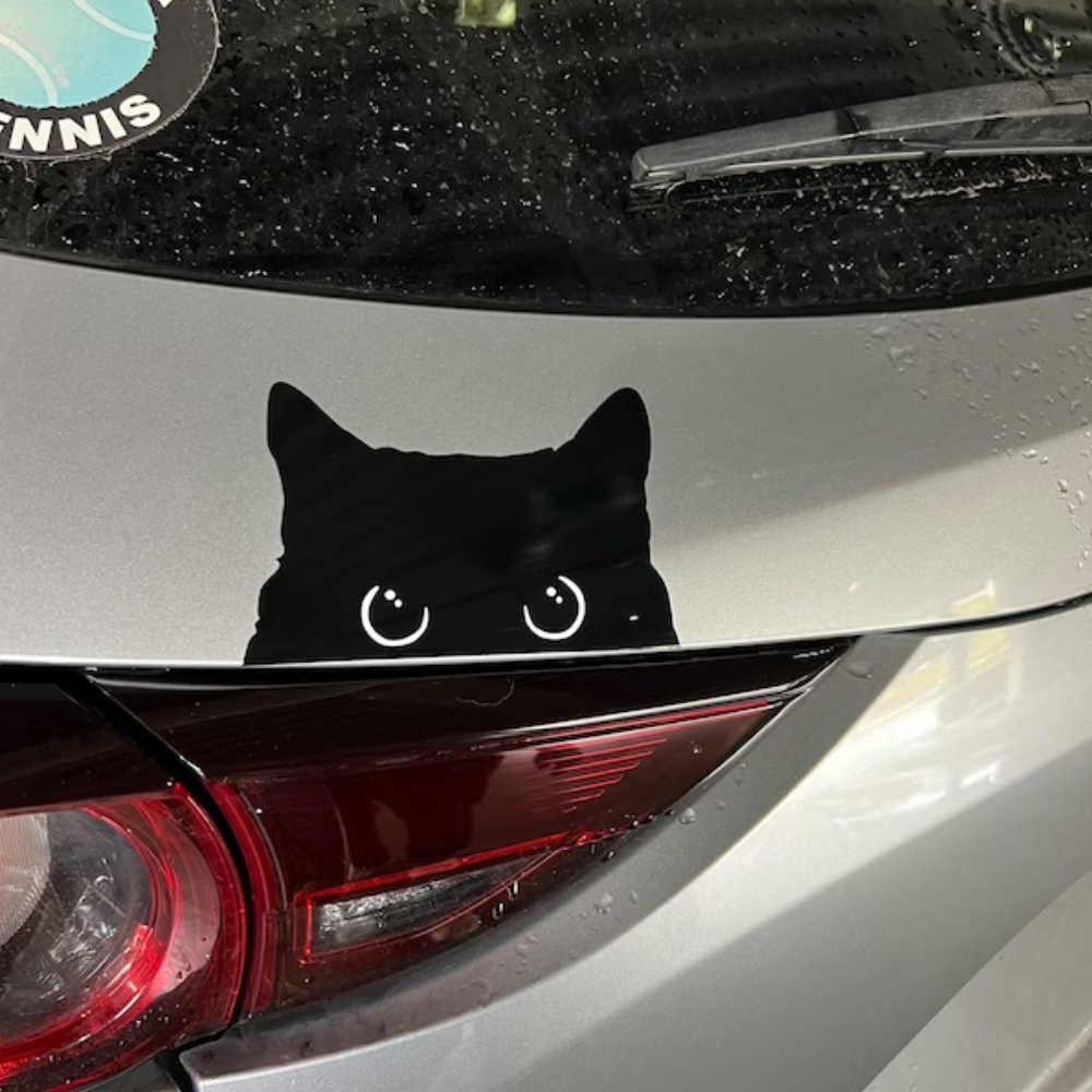Sneaky Cat Sticker (BLACKLIST)