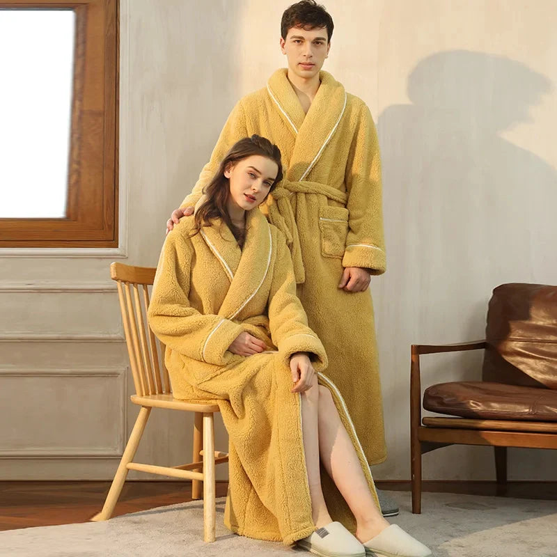 Plush Bathrobe for Men and Women - Limited Time Offer