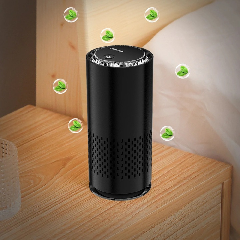 Purevia™ | Aromatherapy Air Purifier Black