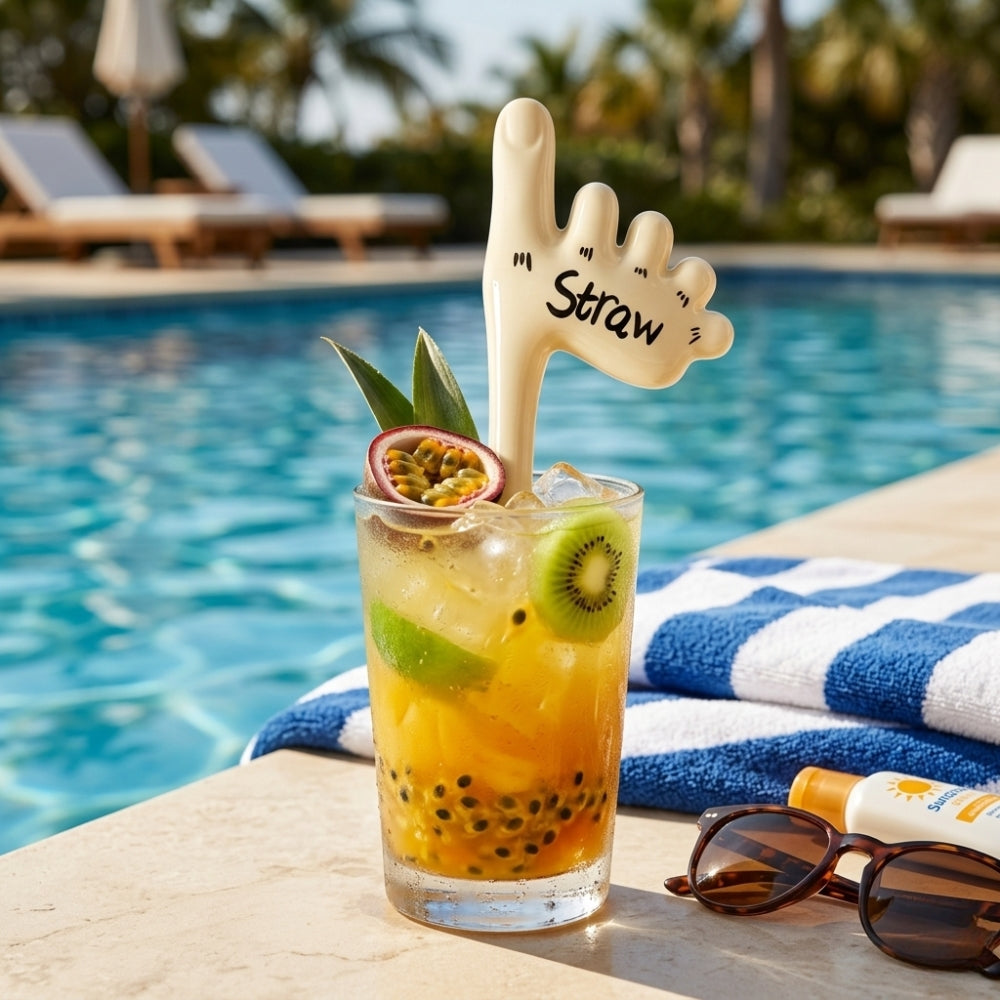Toesy™ | Foot-Shaped Straw
