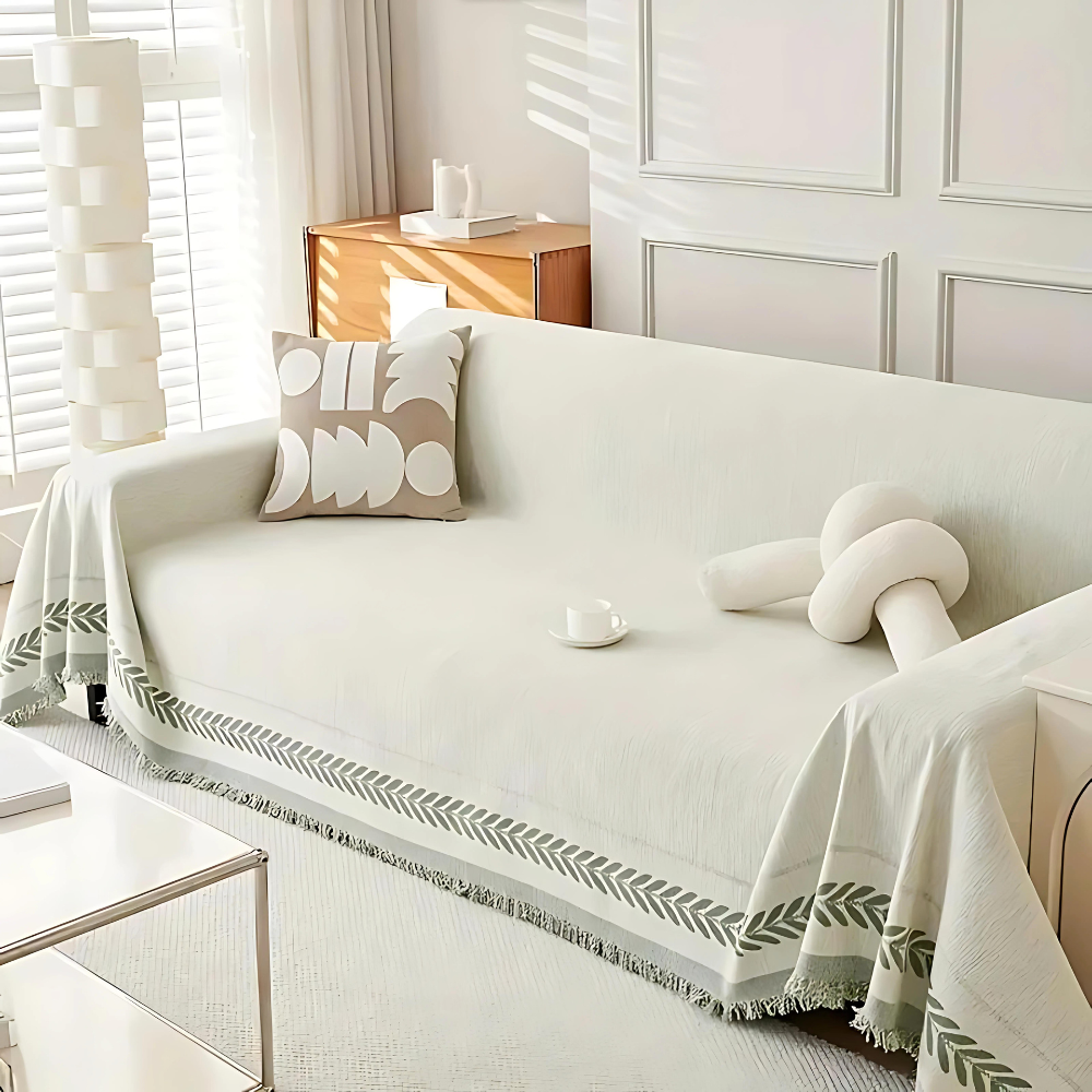 Serene Oasis Sofa Cover Matcha