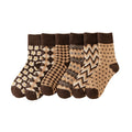 Women's Warm Wool Socks 6-Pack Winter