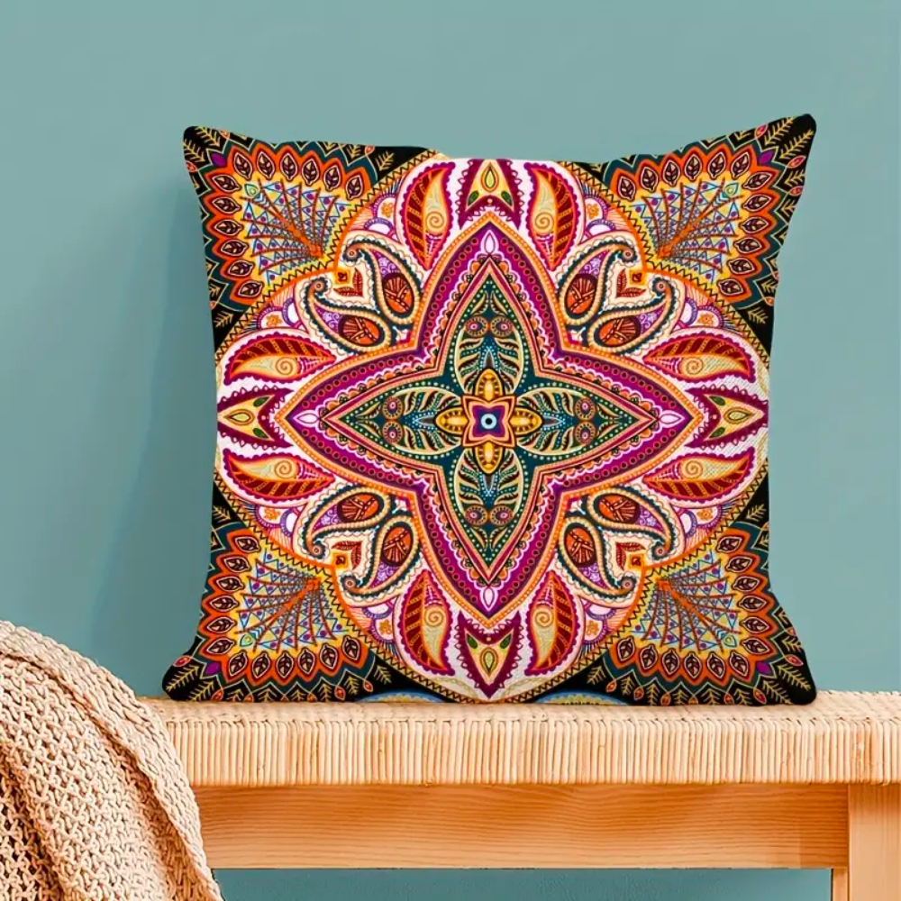 Colorful Bohemian Cushion Cover Contemporary