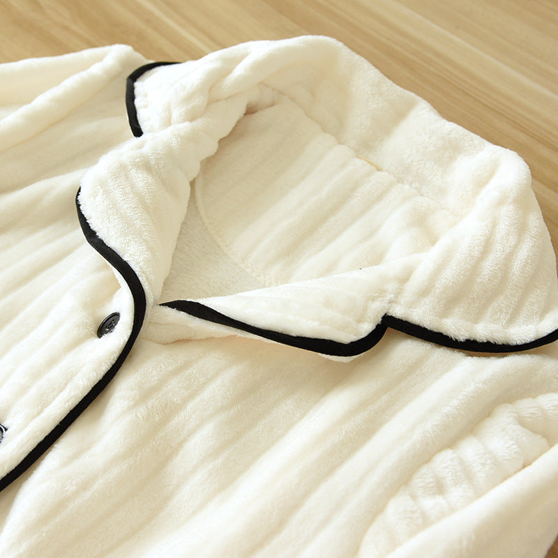 Coral Fleece Pajama Set for Men & Women