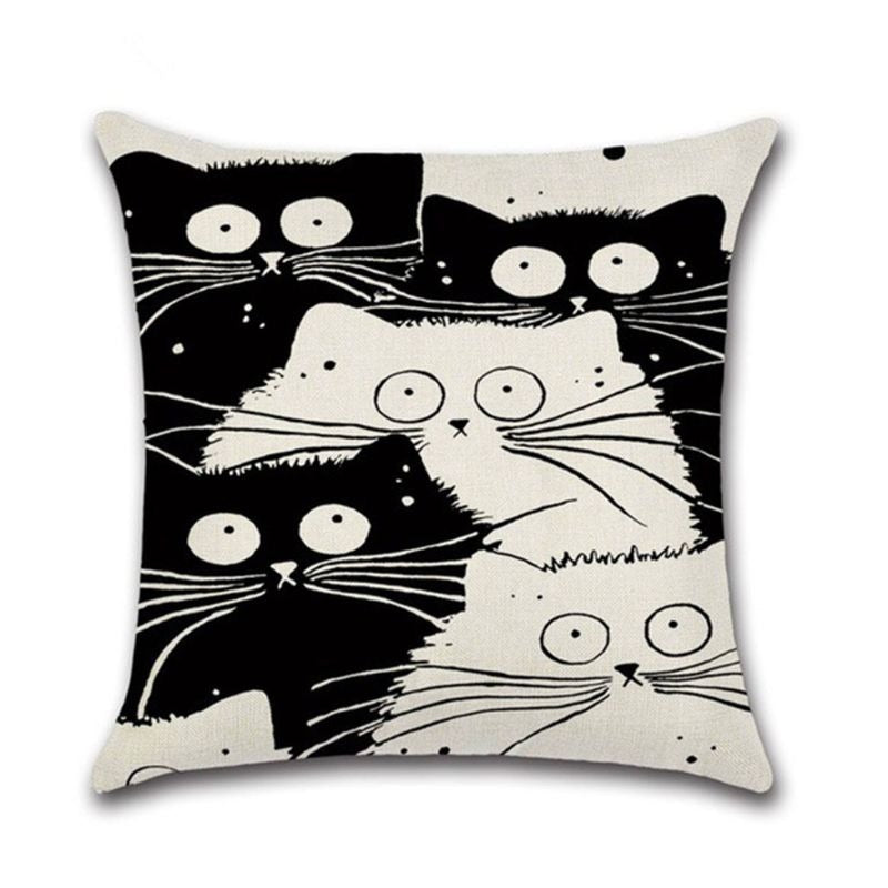 Meow Meow Cushion Covers (BLACKLIST)