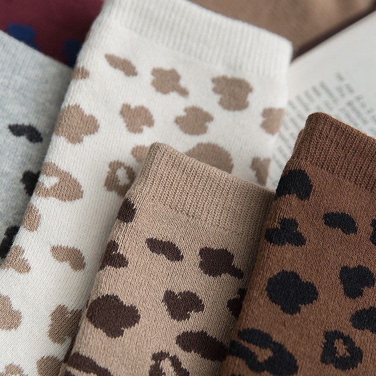 Women's Leopard Thermal Socks