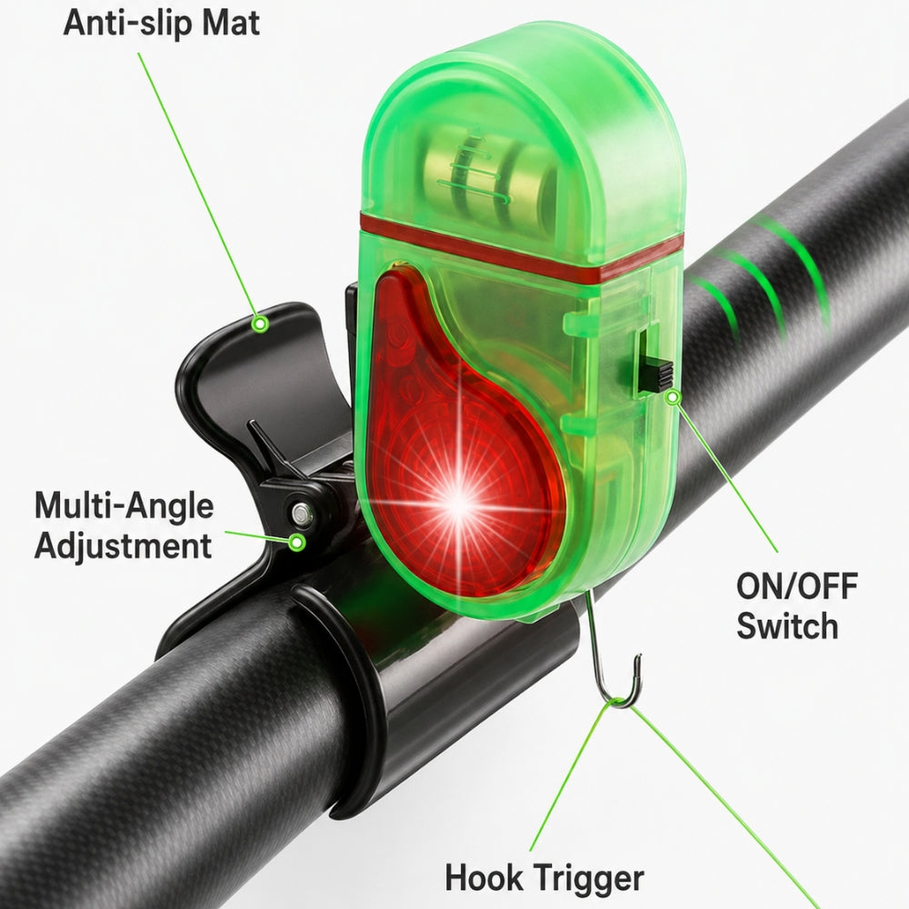HookAlert™ | LED Fishing Bite Alarm