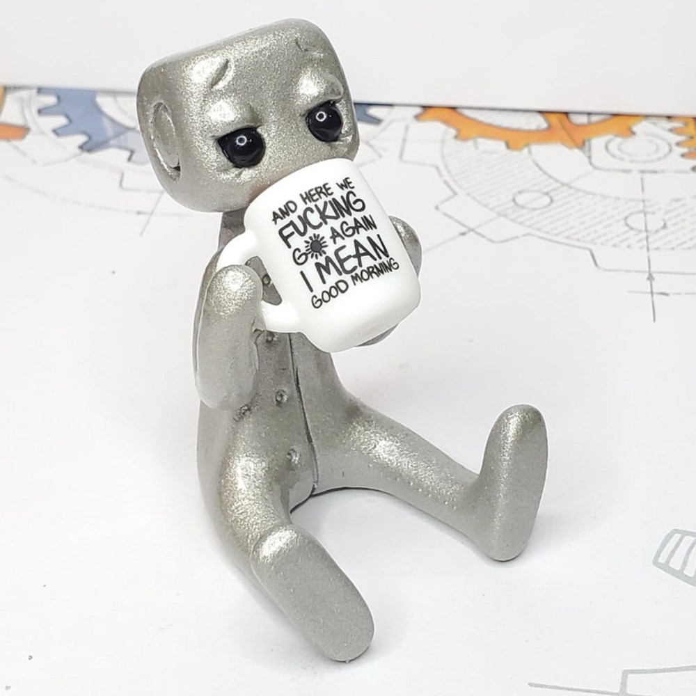 Confidence Companion Robot Morning Coffee