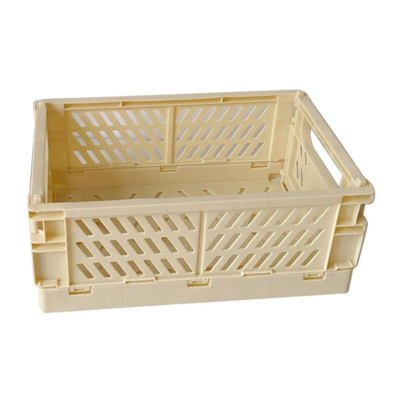 Aesthetic Collapsible Crate Yellow
