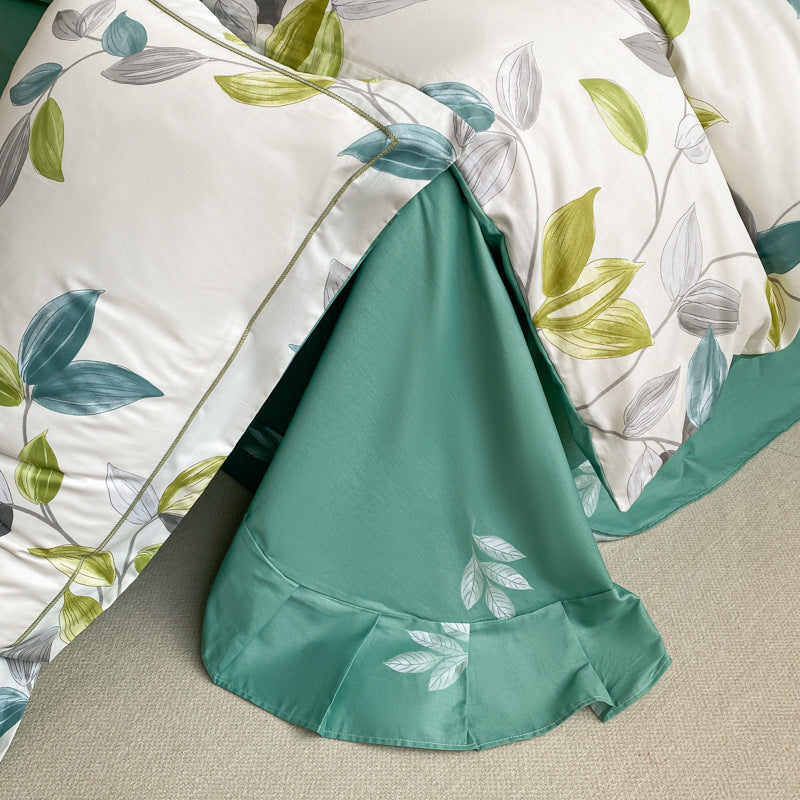 Cotton Floral Bedding Set (4PCS)