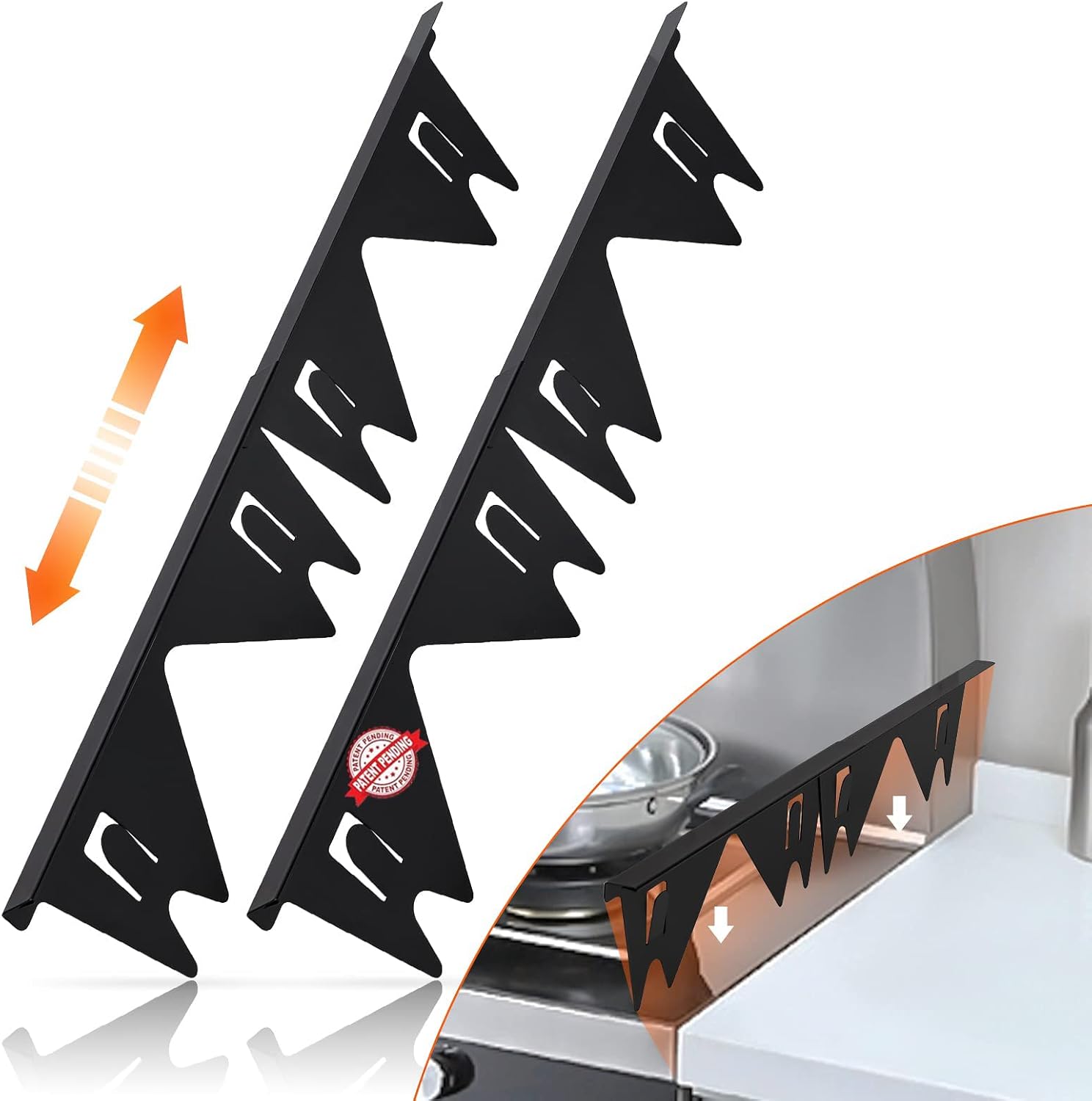 Extendable Steel Stove Gap Cover