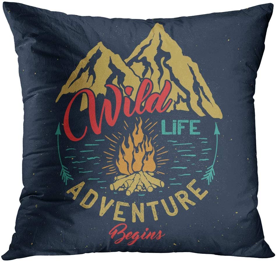 Camping Cushion Covers Wild Life