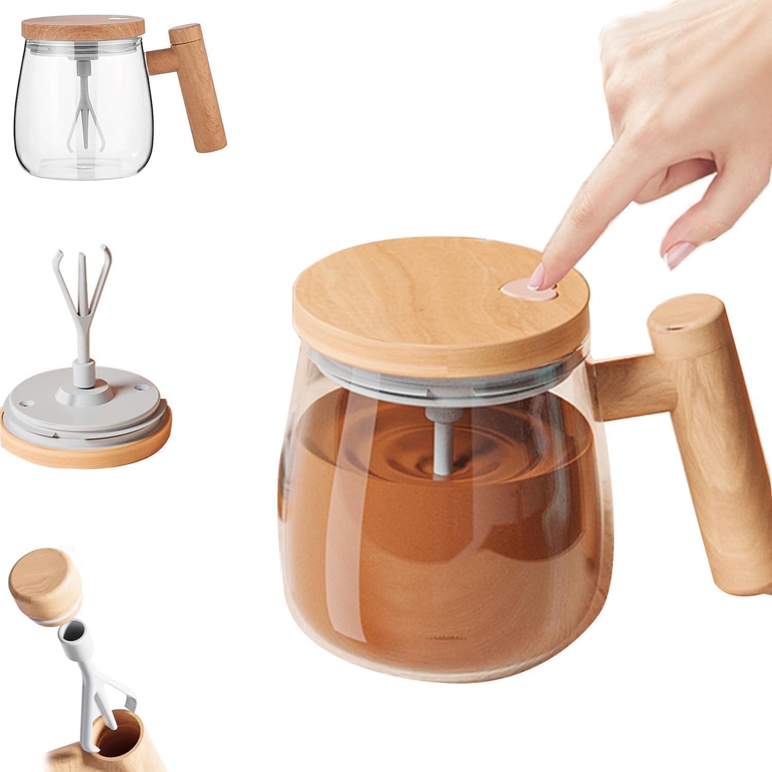 Self-Stirring Electric Coffee Mug