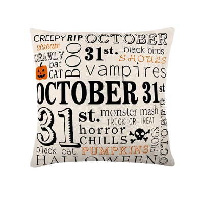 Halloween Time Cushion Covers Halloween Talk