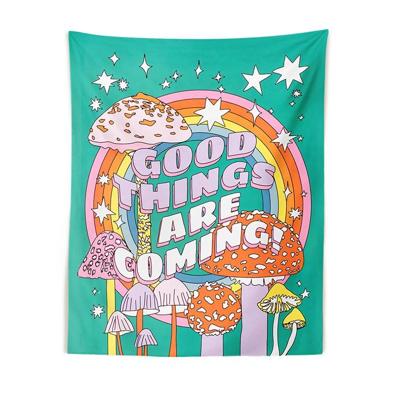 Positive Vibes Tapestry