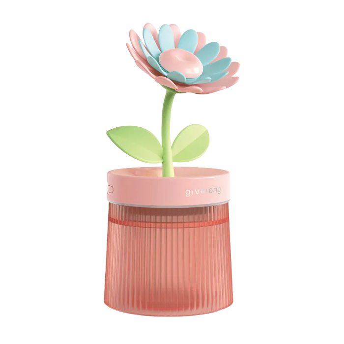 Aesthetic Flower Humidifier Orange