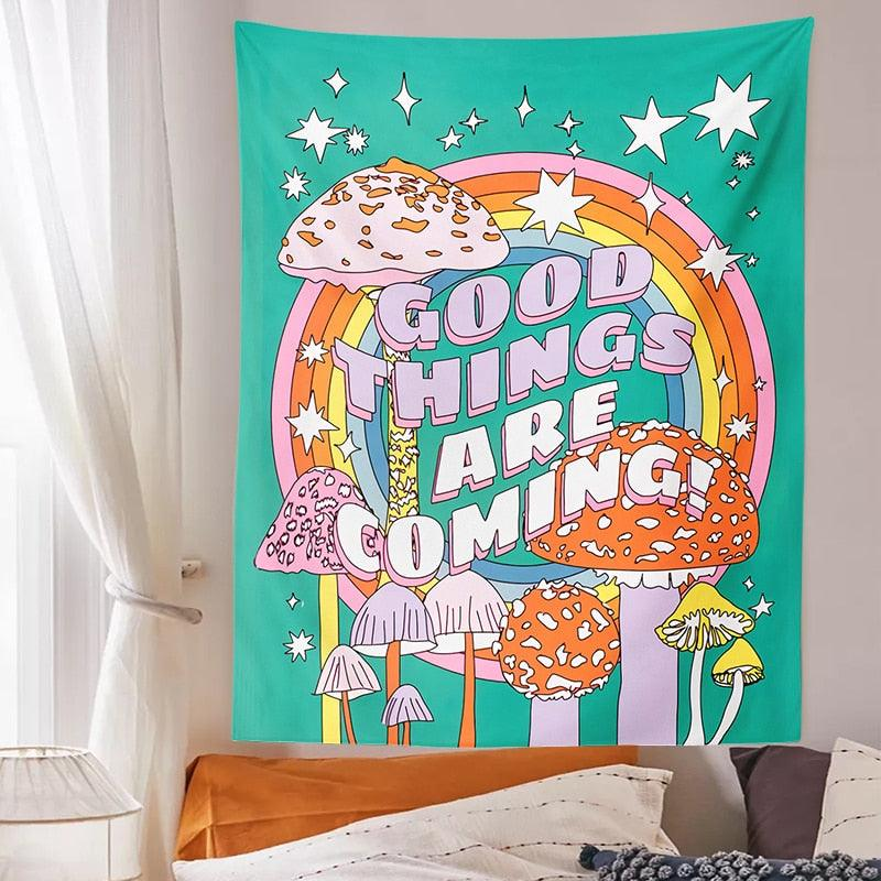 Positive Vibes Tapestry