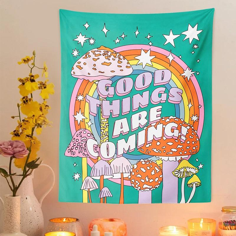 Positive Vibes Tapestry