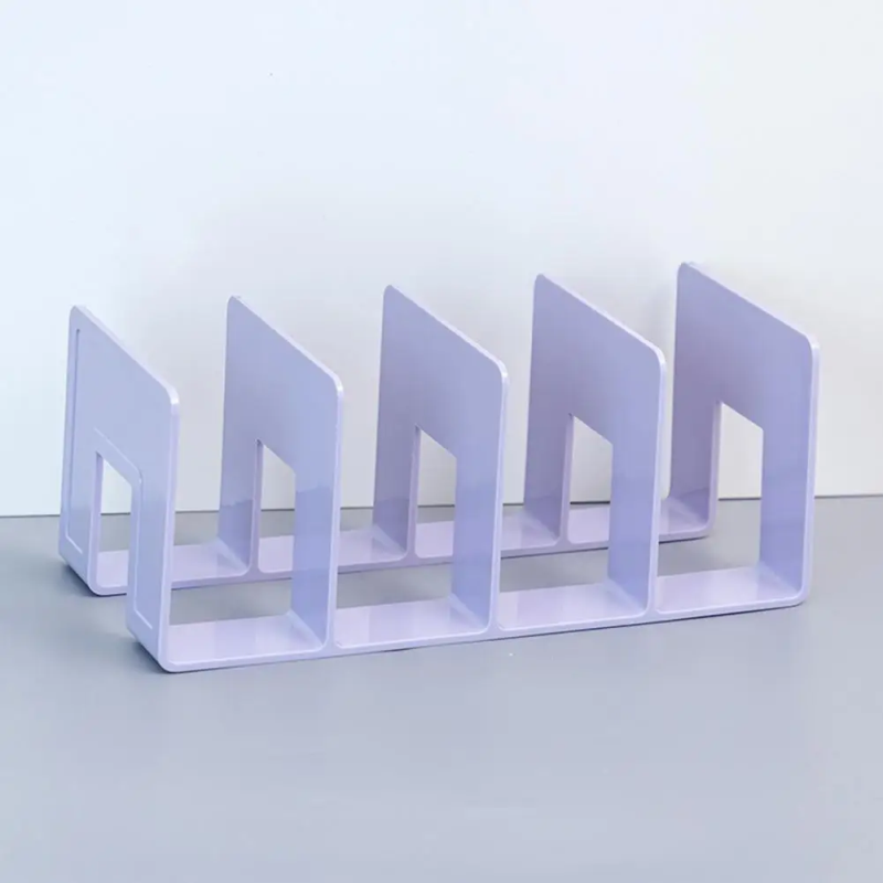 4 Grids Book Organizer Purple