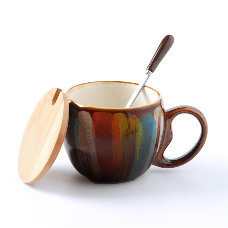 Kokoro Ceramic Couple Mug Set Yellow
