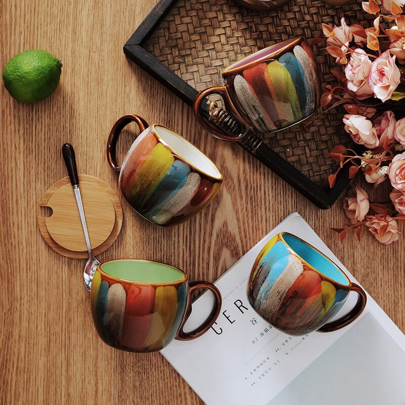 Kokoro Ceramic Couple Mug Set