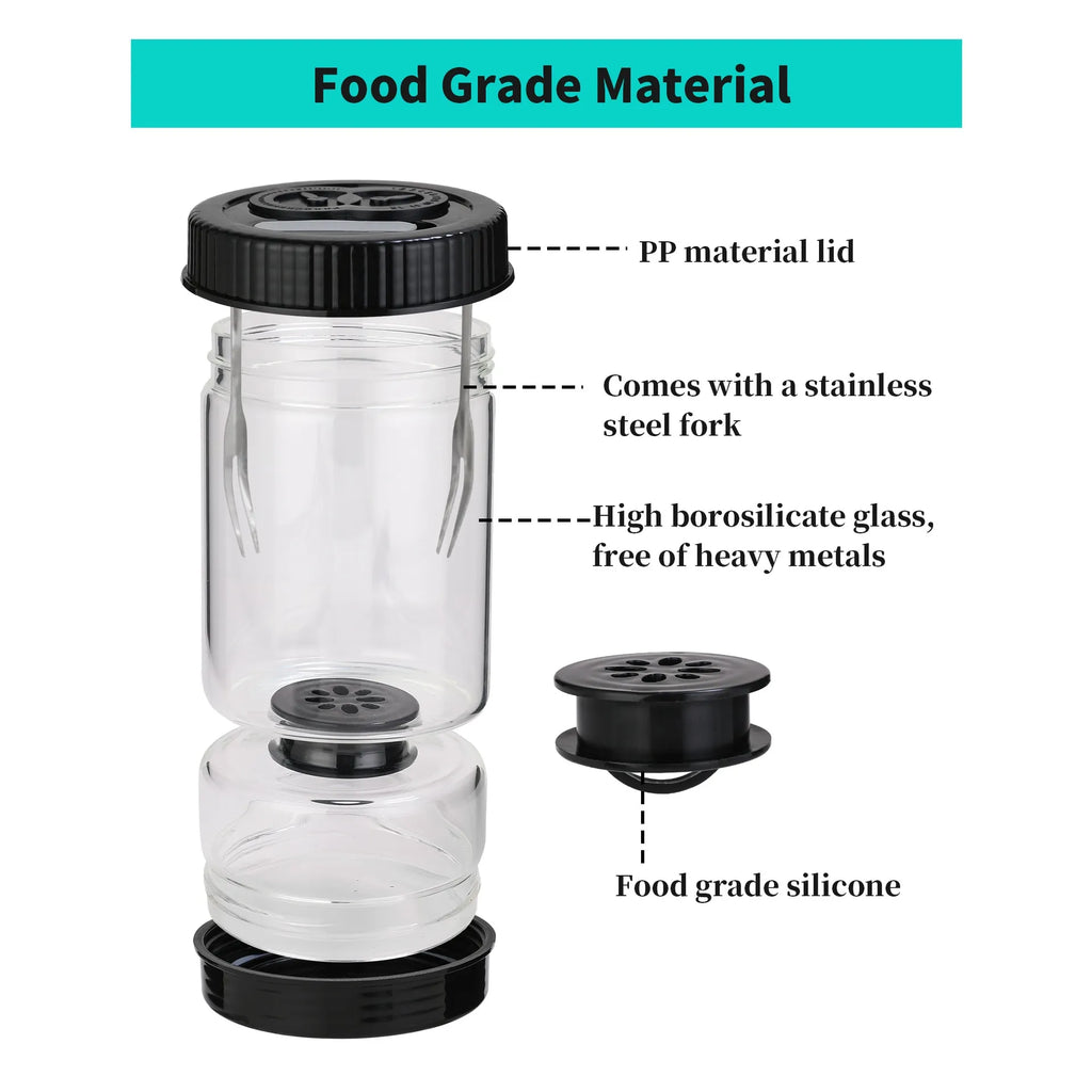 Flip & Drain Pickle Jar