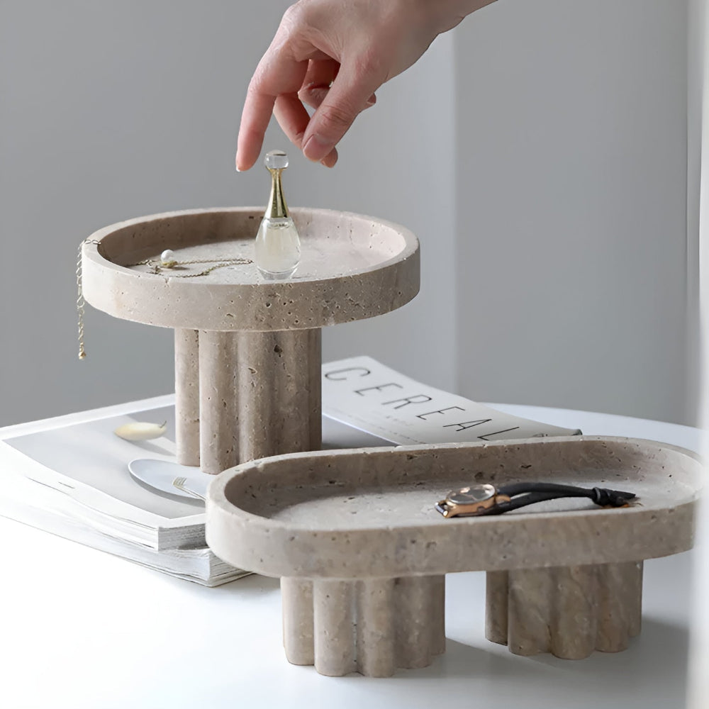 Pietra Natural Travertine Tray