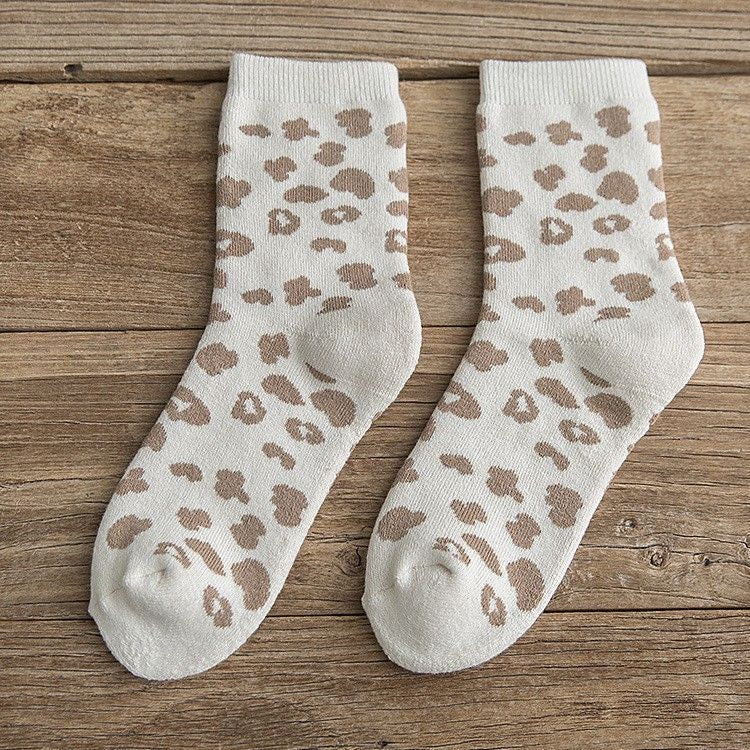 Women's Leopard Thermal Socks