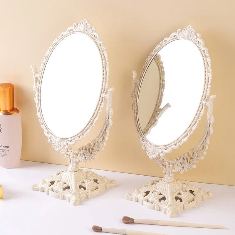 Fleur Antique Vanity Mirror