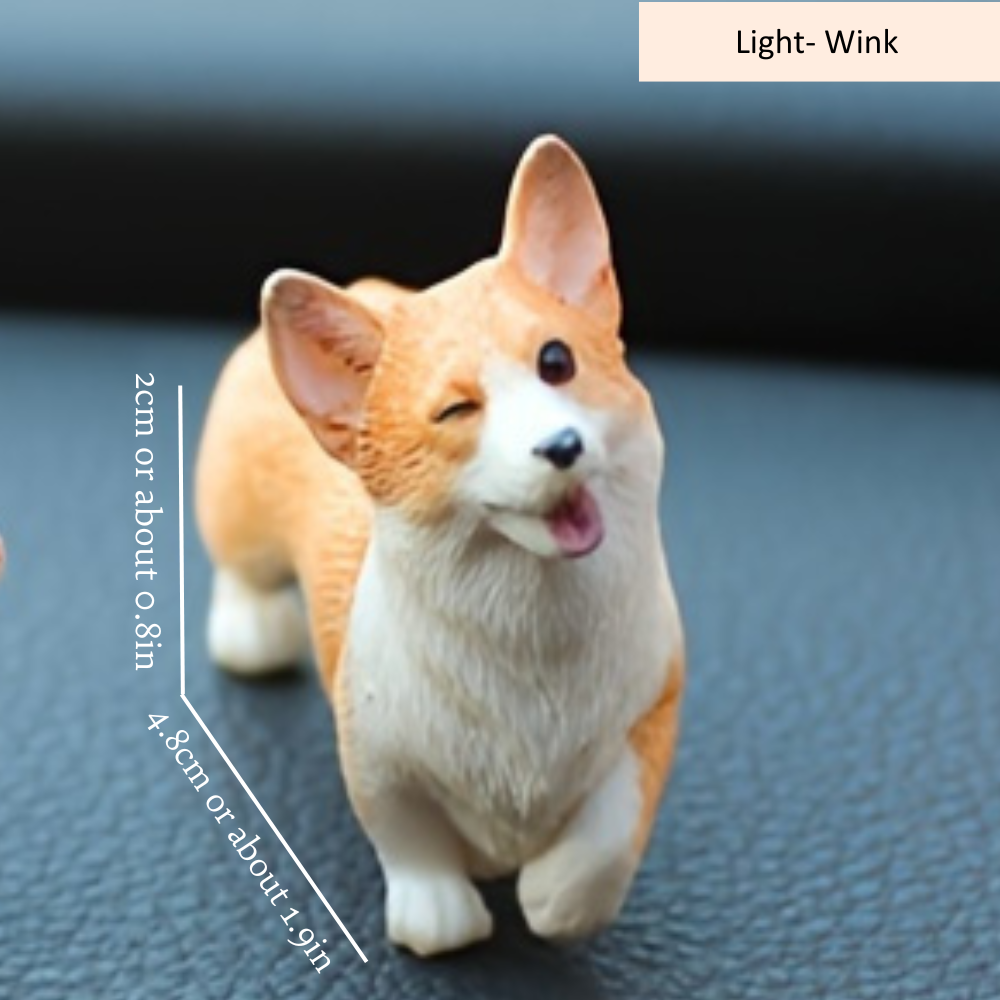 Mini Corgi Decoration Light Wink