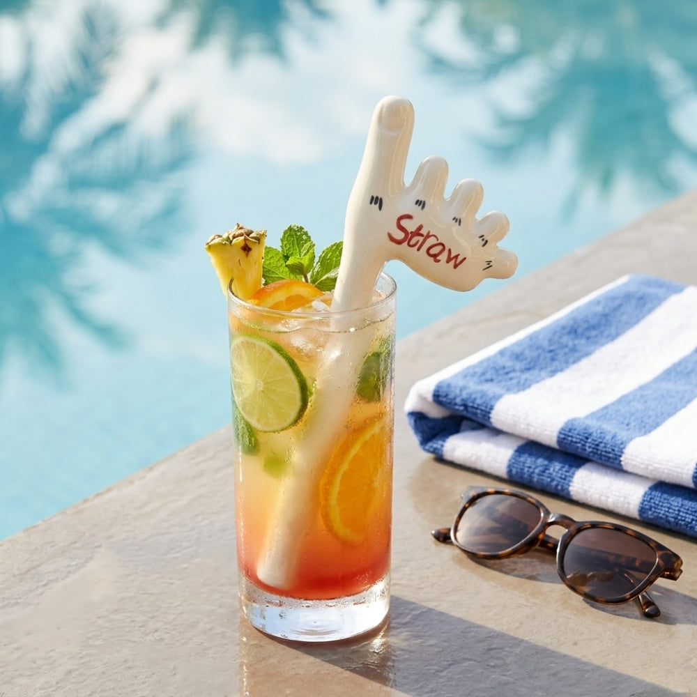 Toesy™ | Foot-Shaped Straw