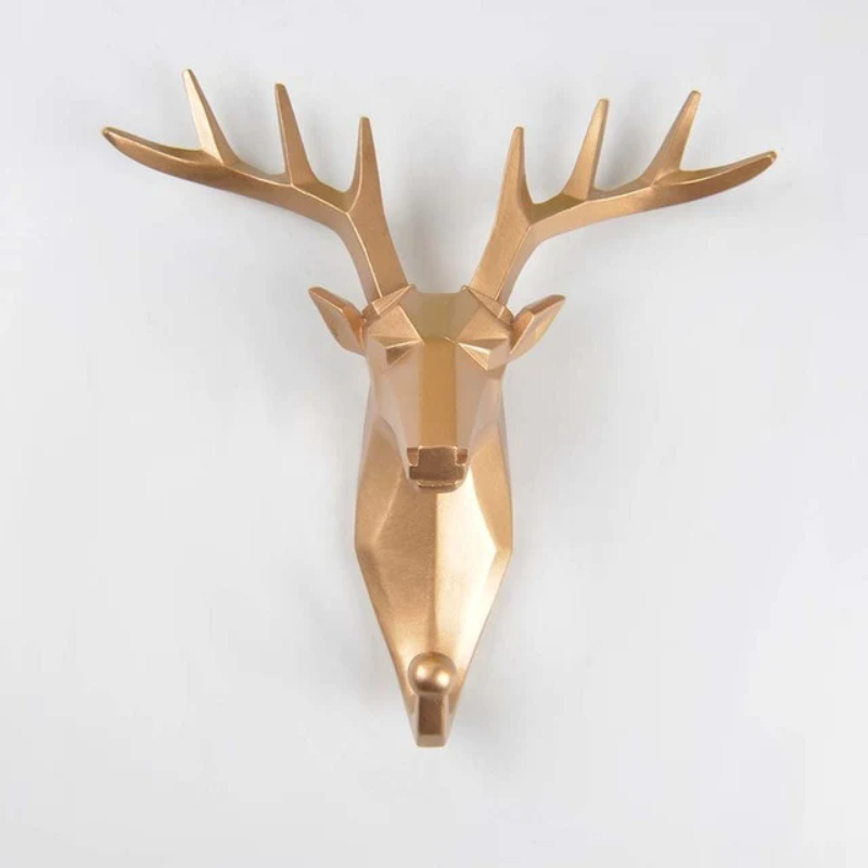 Oriental Animal Hooks Gold Deer